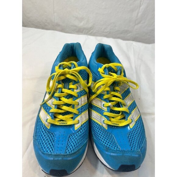 ADIDAS ADIZERO BLUE/YELLOW RUNNING WOMEN 9.5 SHOES SNEAKERS - Picture 13 of 14